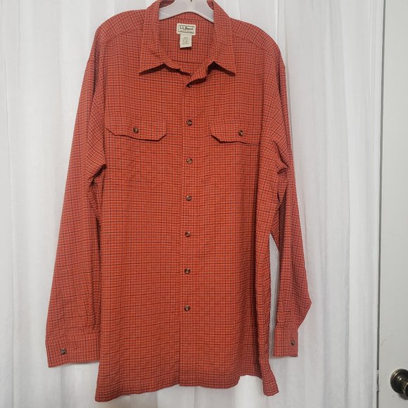 L.L. Bean Other - L.L. Bean Men's Shirt Long Sleeve Button Shirt Two Chest Pockets Size XL Tall